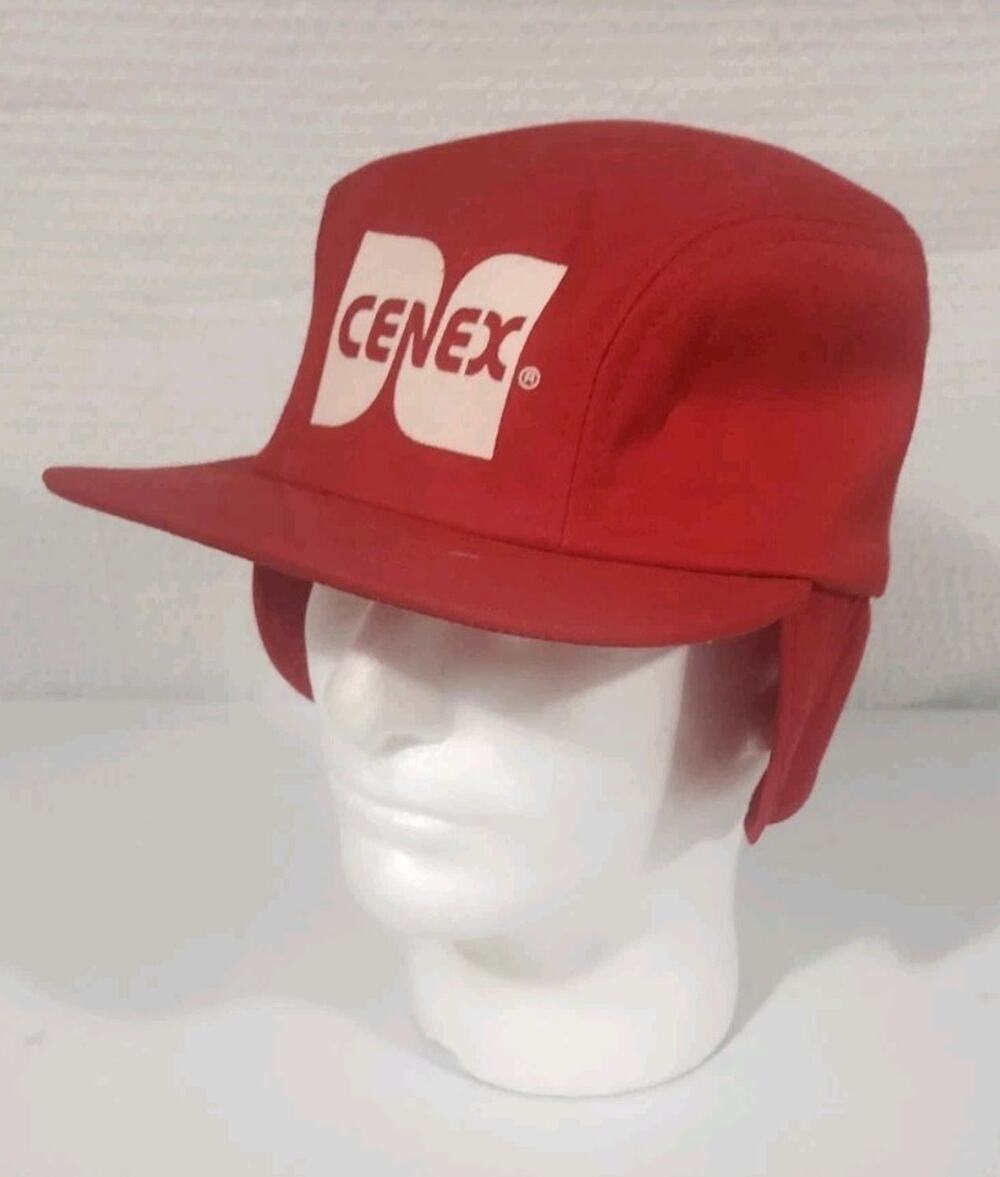 Vtg Cenex Farm Hat Advertising K-Brand Trucker Cap USA Patch 7-3/8